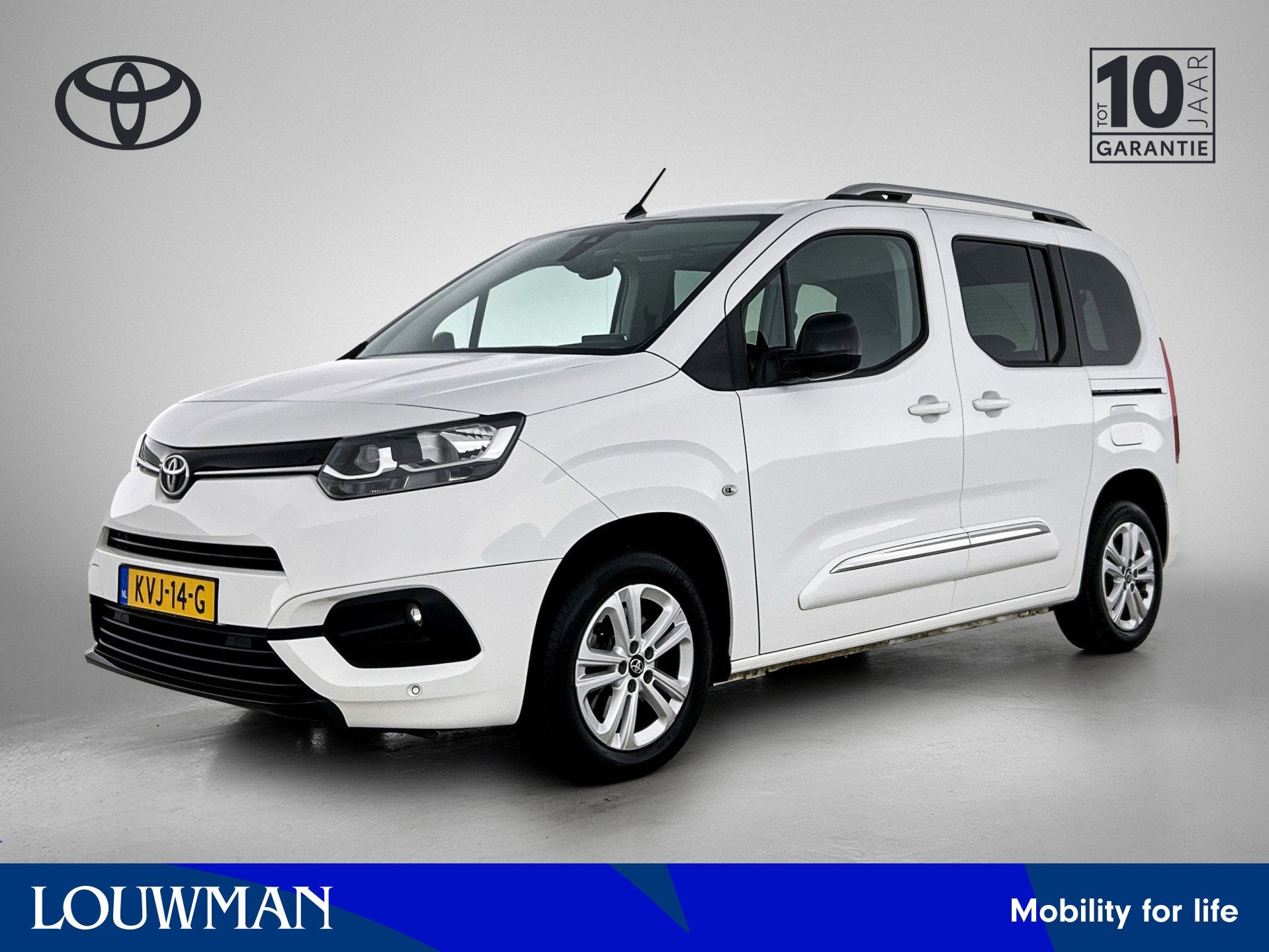Toyota PROACE CITY Verso 1.2 Dynamic Automaat | afneembare t, Auto's, Gebruikt, Wit, 3 cilinders, Geïmporteerd