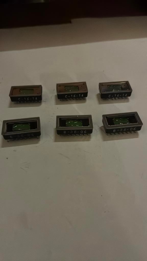 6 x Vintage Nixie Tube Drivers C-16-14 B-3B-06 Japan 3015-F, Ophalen of Verzenden, Gebruikt