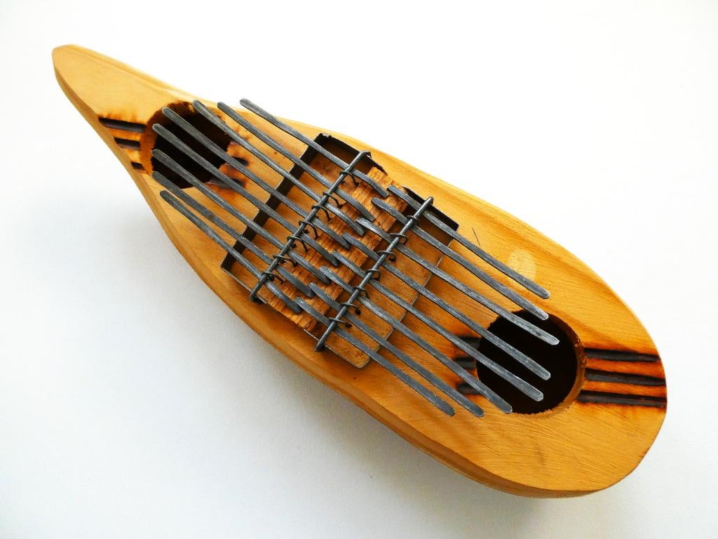Grote Kalimba / Duimpiano handvervaardigd uit Zuid Afrika, Ophalen of Verzenden