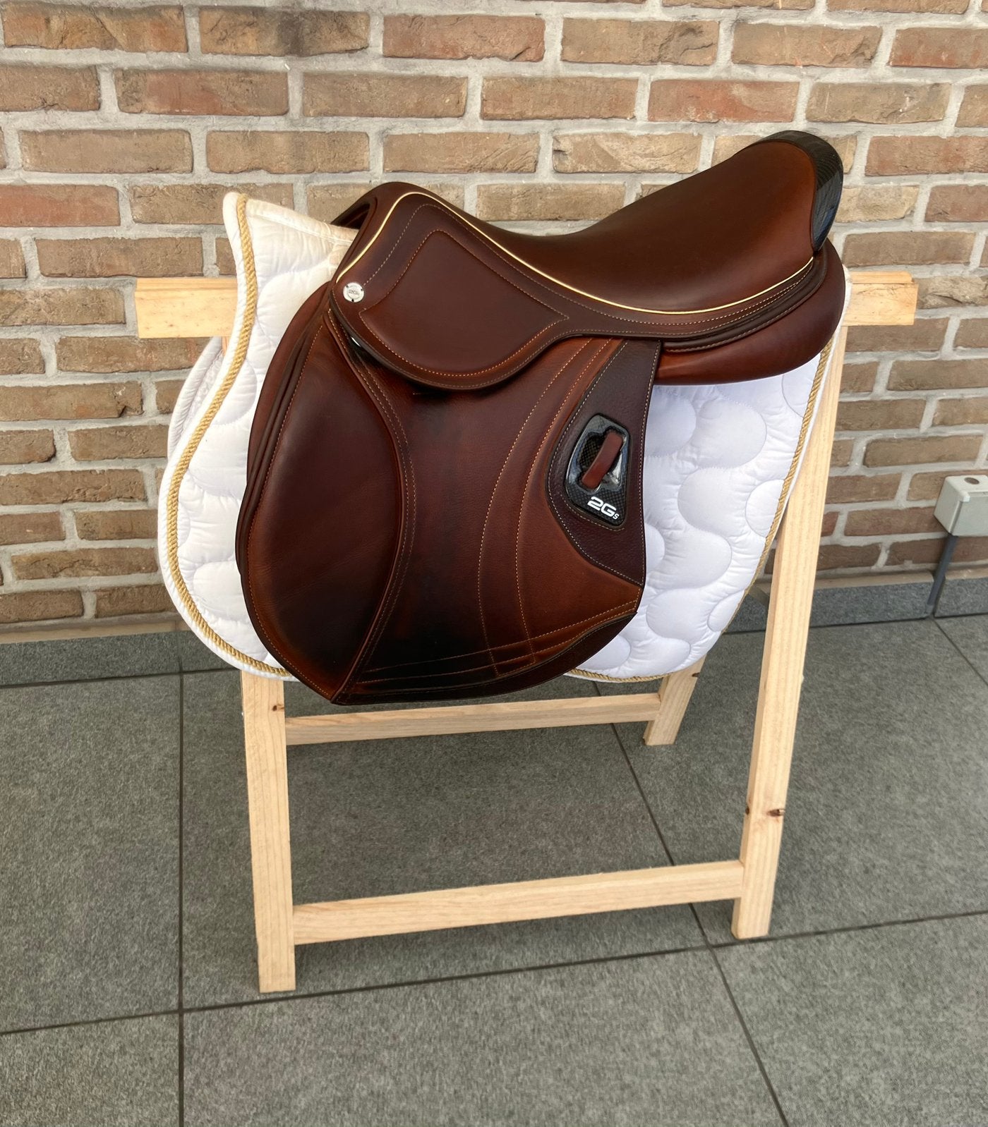 Springzadel Cwd 2Gs Mademoiselle 17,5 inch 2026, Dieren en Toebehoren, Ophalen of Verzenden, Zo goed als nieuw, Springen