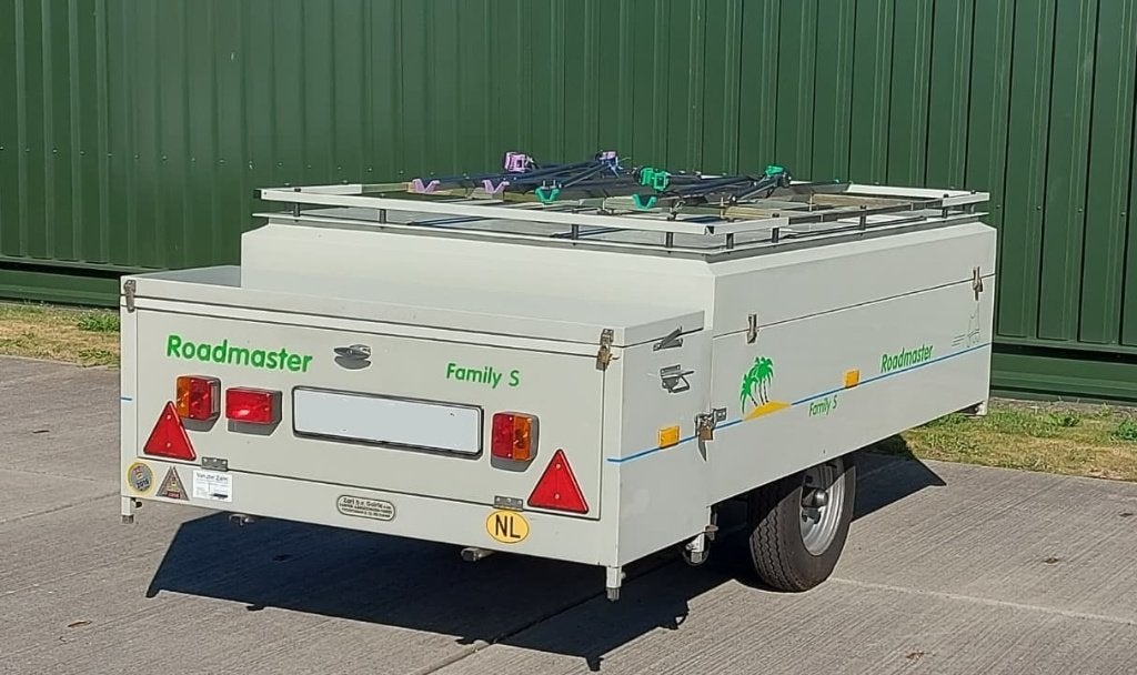 Vouwwagen Roadmaster Family S, Aanwezig, Tot en met 6, Grijs, Ophalen