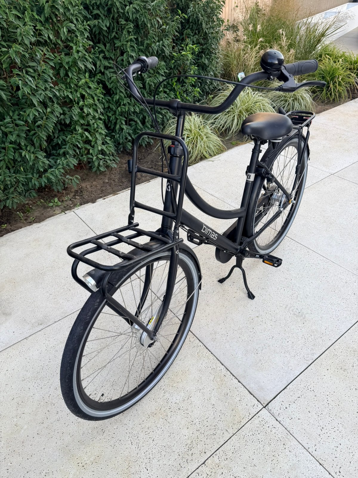 Bimas dames/studentenfiets 28inch, 50 tot 53 cm, Ophalen, Zo goed als nieuw, Handrem