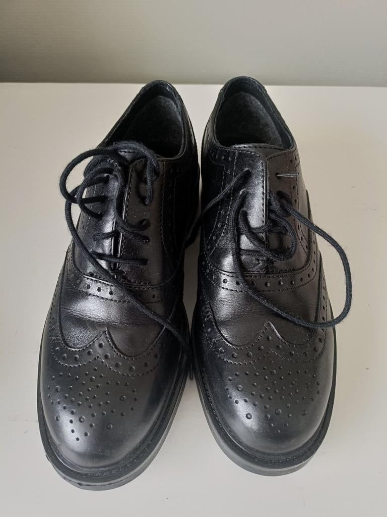 Jonak leren veterschoenen, maat 37, zo goed als nieuw, Kleding | Dames, Schoenen, Schoenen met lage hakken, Zwart, Ophalen of Verzenden