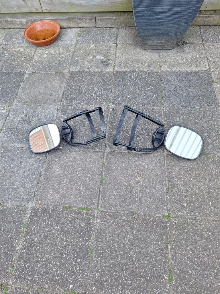 Set caravan spiegels, Caravans en Kamperen, Ophalen of Verzenden, Gebruikt