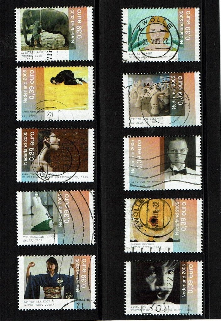 Nederland NVPH 2325-2334 gestempeld, Verzenden, Na 1940, Gestempeld