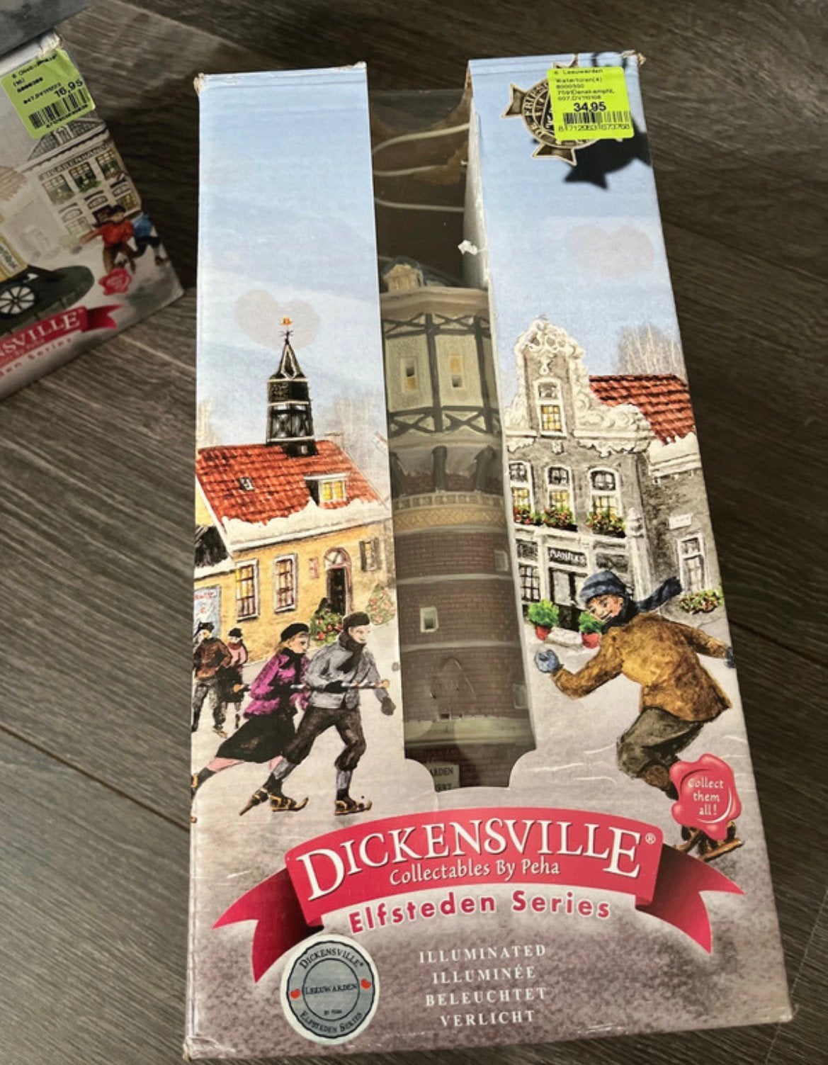 Watertoren dickensville kerst, Ophalen of Verzenden, Gebruikt