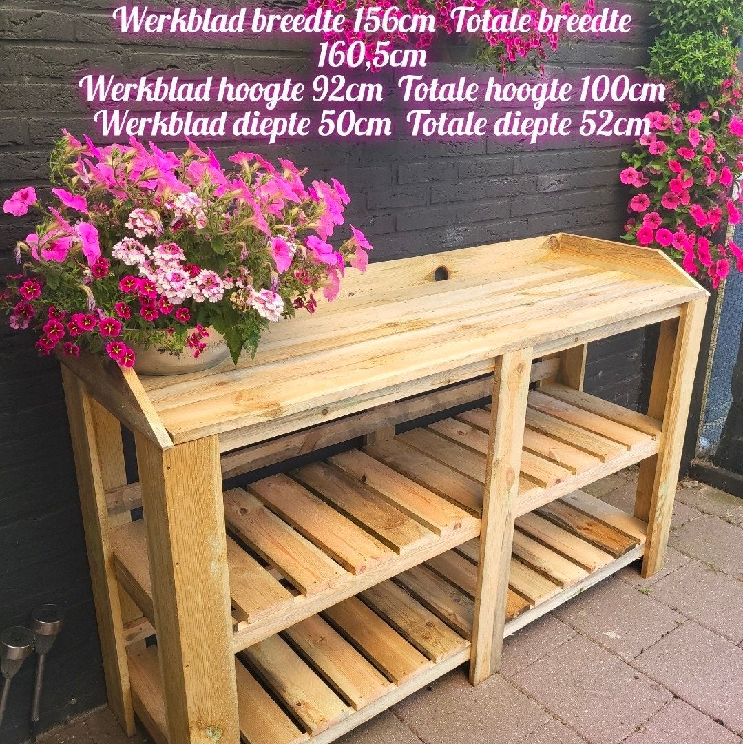 Oppottafel op maat gemaakt, Ophalen, Gebruikt