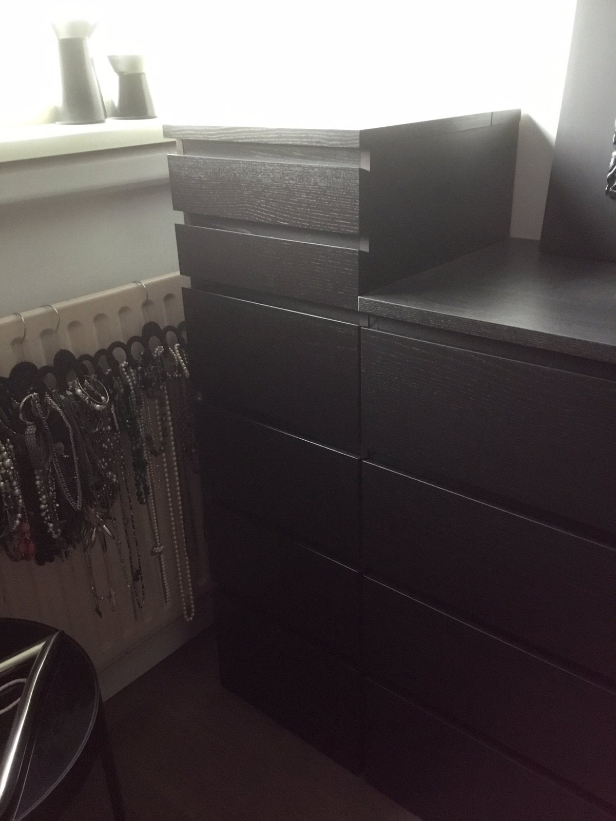 Ikea ladekast hoog met spiegel, Ophalen, 5 laden of meer, 50 tot 100 cm, Zo goed als nieuw