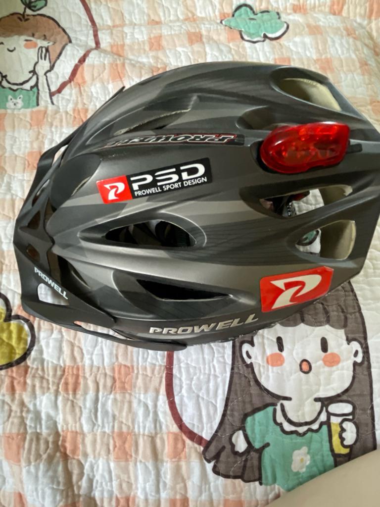 Prowell fietshelm met LED-verlichting (knipperend & constant, Ophalen of Verzenden, Gebruikt, M, Heer of Dame