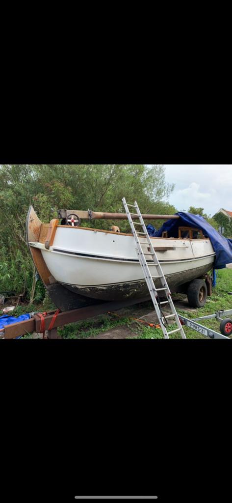 Zeeuwse Knots polyester bouwjaar 1968, Ophalen of Verzenden, Gebruikt, Motor en Techniek, Zeilboot of Motorboot