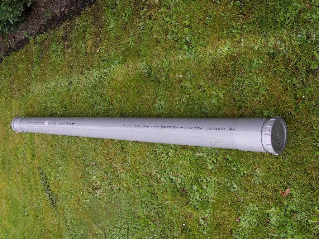 PVC BUIS. We hebben de buis gebruikt, Doe-het-zelf en Verbouw, Buizen en Afvoer, Ophalen, Pvc, Minder dan 2 meter, 80 mm of meer