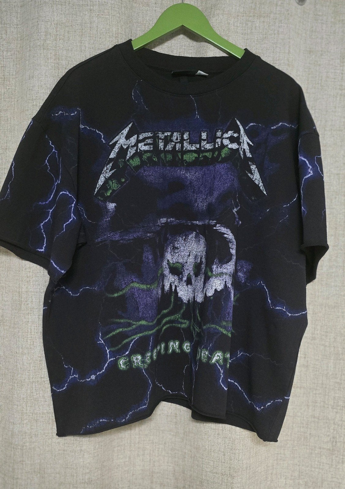 METALLICA FADED 2 BLACK H&M MAAT XL NIEUW, Kleding | Heren, T-shirts, Ophalen of Verzenden, Nieuw, Maat 56/58 (XL), Zwart