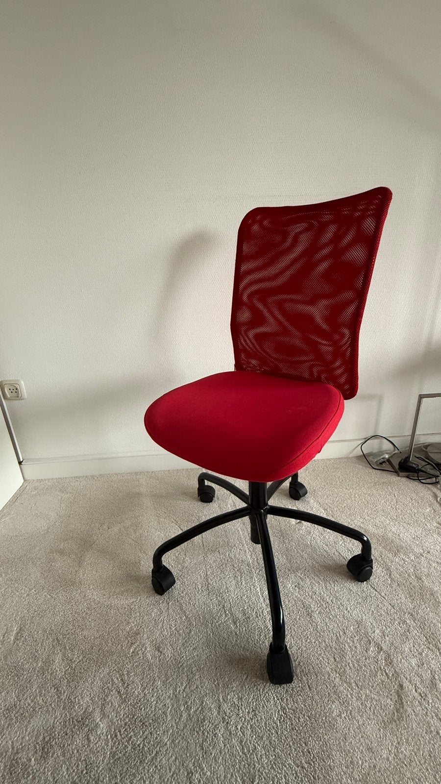 Ikea Torbjorn Bureaustoel Rood, Ophalen, Gebruikt, Rood, Bureaustoel