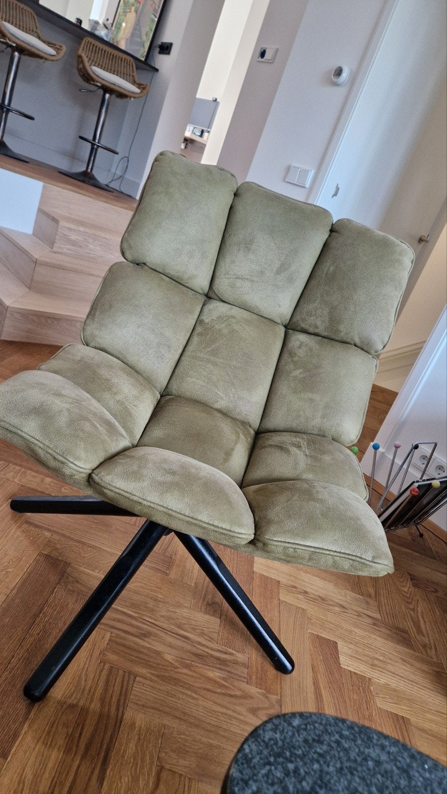 Comfortabele draaistoel - Groen, Ophalen, Gebruikt, Overige kleuren, Modern comfort