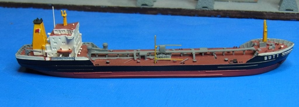 tanker Butt 1:1250, Ophalen of Verzenden, Zo goed als nieuw, Motorboot, Schaalmodel