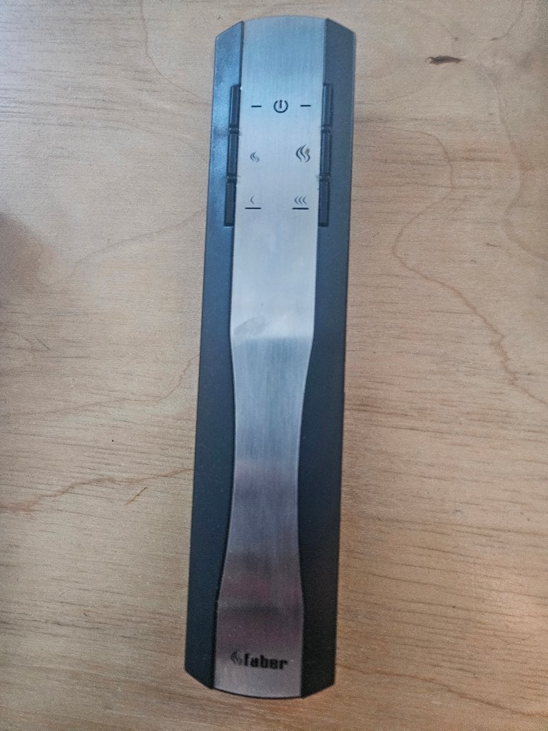 Afstandsbediening Faber inbouw gashaard Triple Premium, Huis en Inrichting, Haarden, Ophalen of Verzenden, Zo goed als nieuw, Inbouwhaard