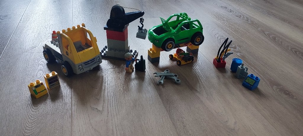 Autogarage duplo, Ophalen, Zo goed als nieuw, Duplo, Compleet