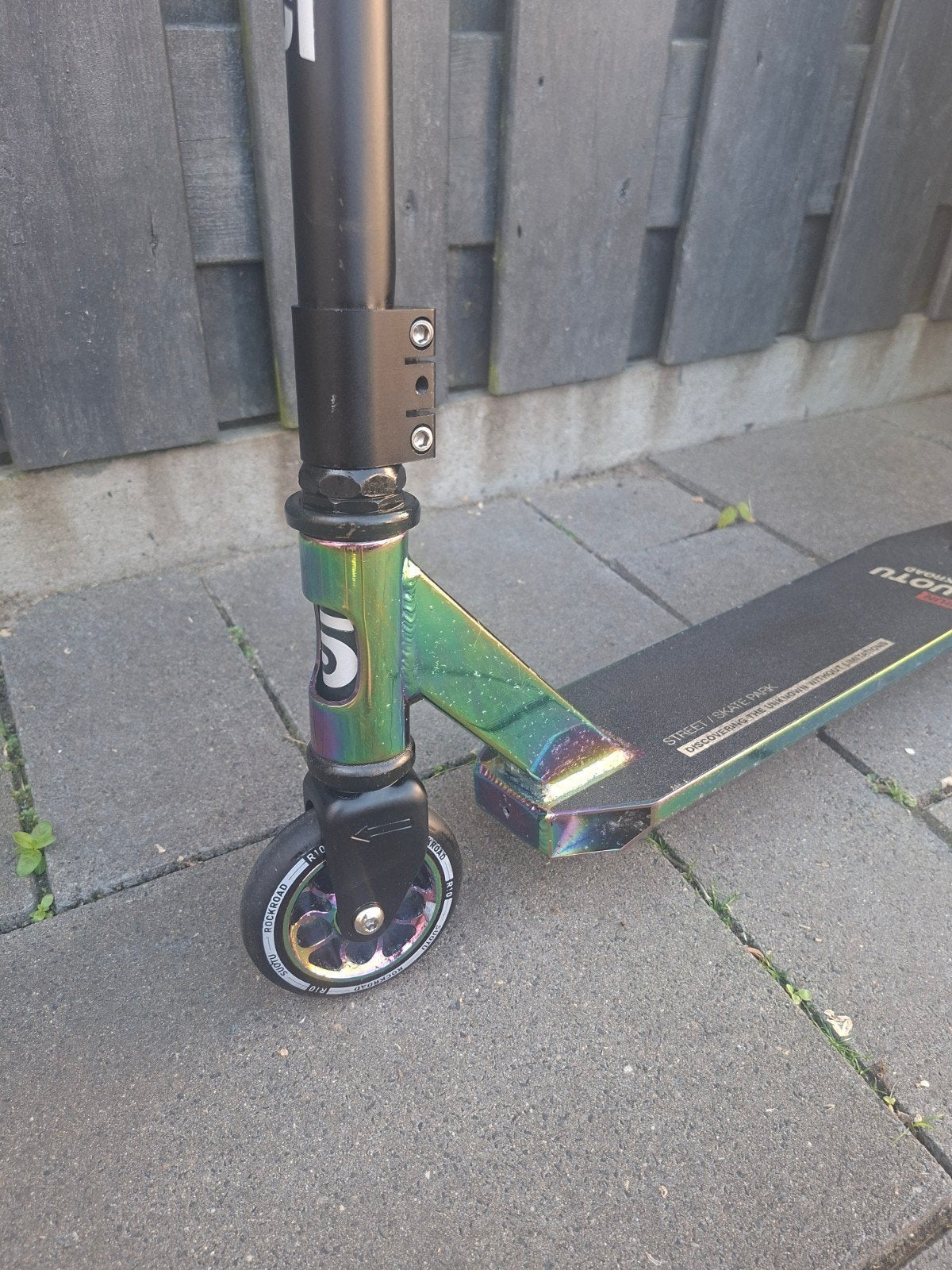 Suotu Stuntstep - regenboog kleur, Ophalen, Zo goed als nieuw, Gewone step, Suotu
