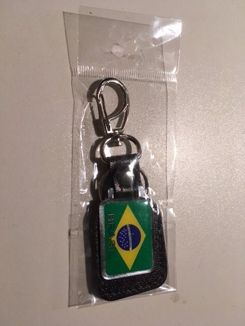Sleutelhanger Brazilie . nieuw in het plastic metaal en l, Ophalen of Verzenden, Nieuw, Merk