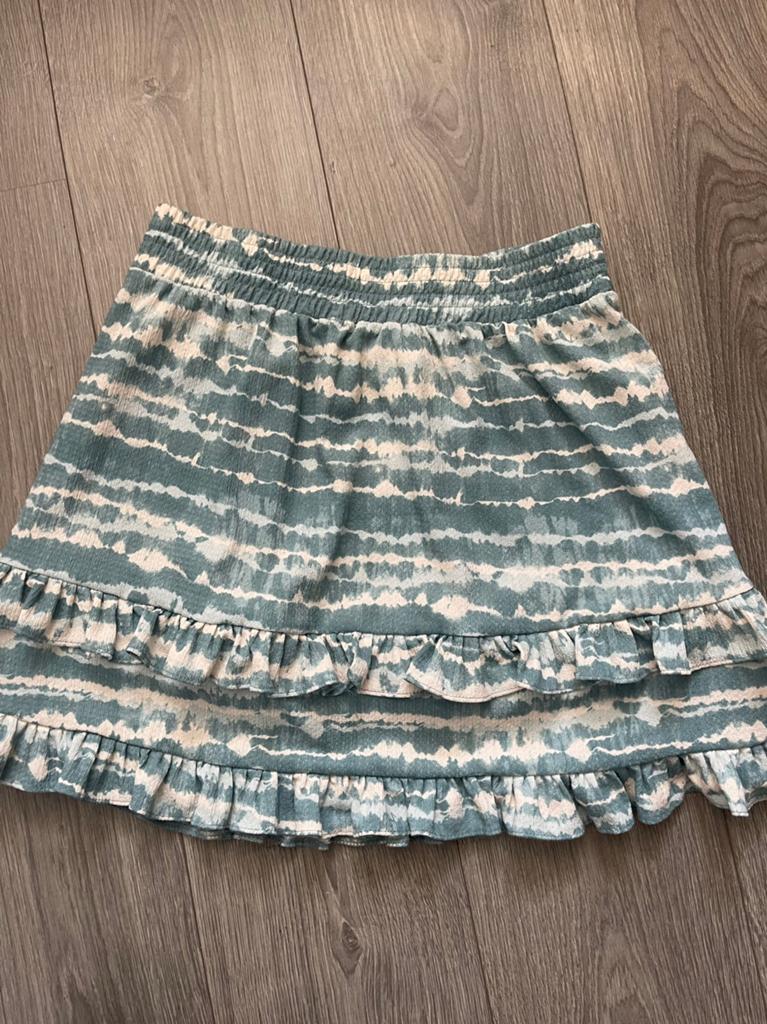 Cotton Club tie dye rokje met rekbare tailleband maat M, Maat 38/40 (M), Blauw, Ophalen of Verzenden, Zo goed als nieuw