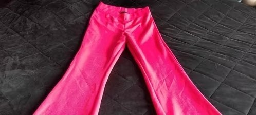 Flared Broek, Verzenden, Nieuw, Roze, Maat 36 (S)