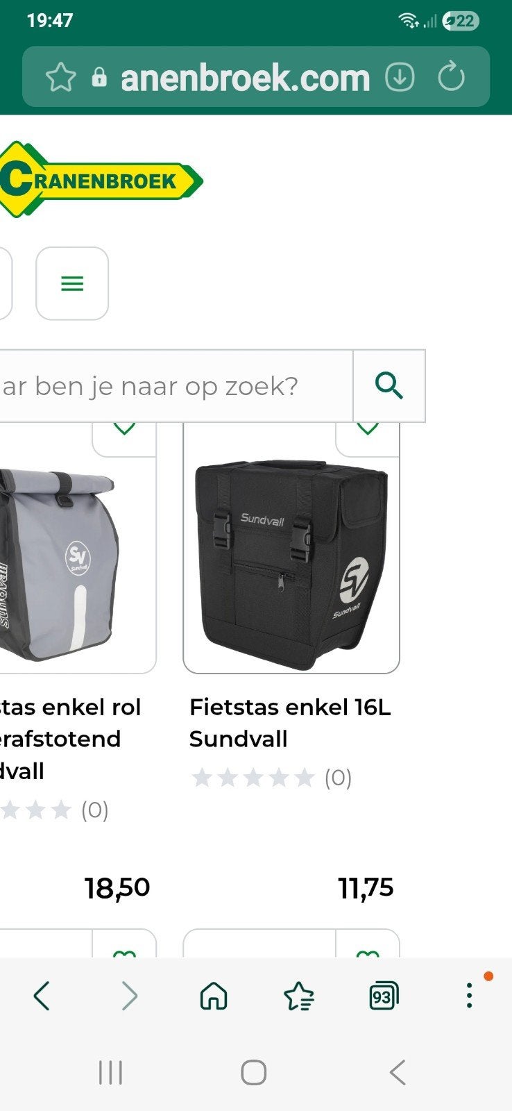 Nu 2 enkele fietstassen nieuw nu samen 15 euro, Fietsen en Brommers, Fietsaccessoires | Fietstassen, Ophalen of Verzenden, Nieuw