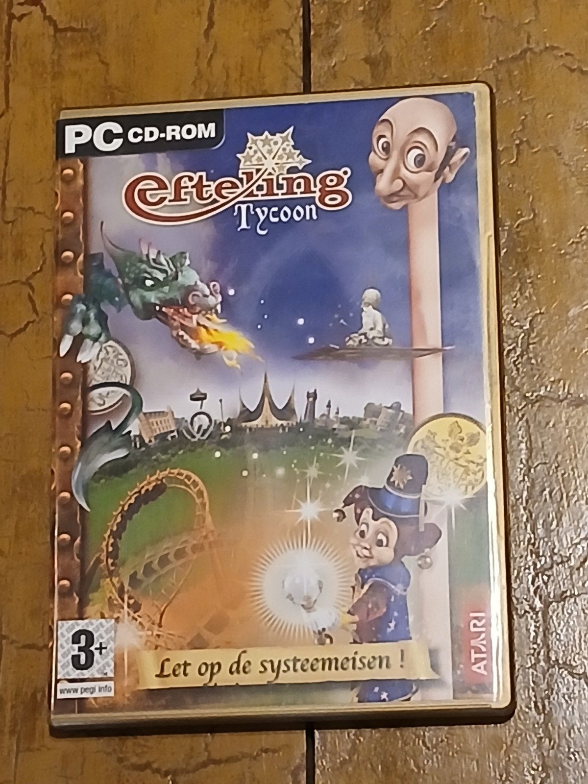 Efteling Tycoon PC CD-ROM - Bouw je eigen attractiepark!, Ophalen of Verzenden