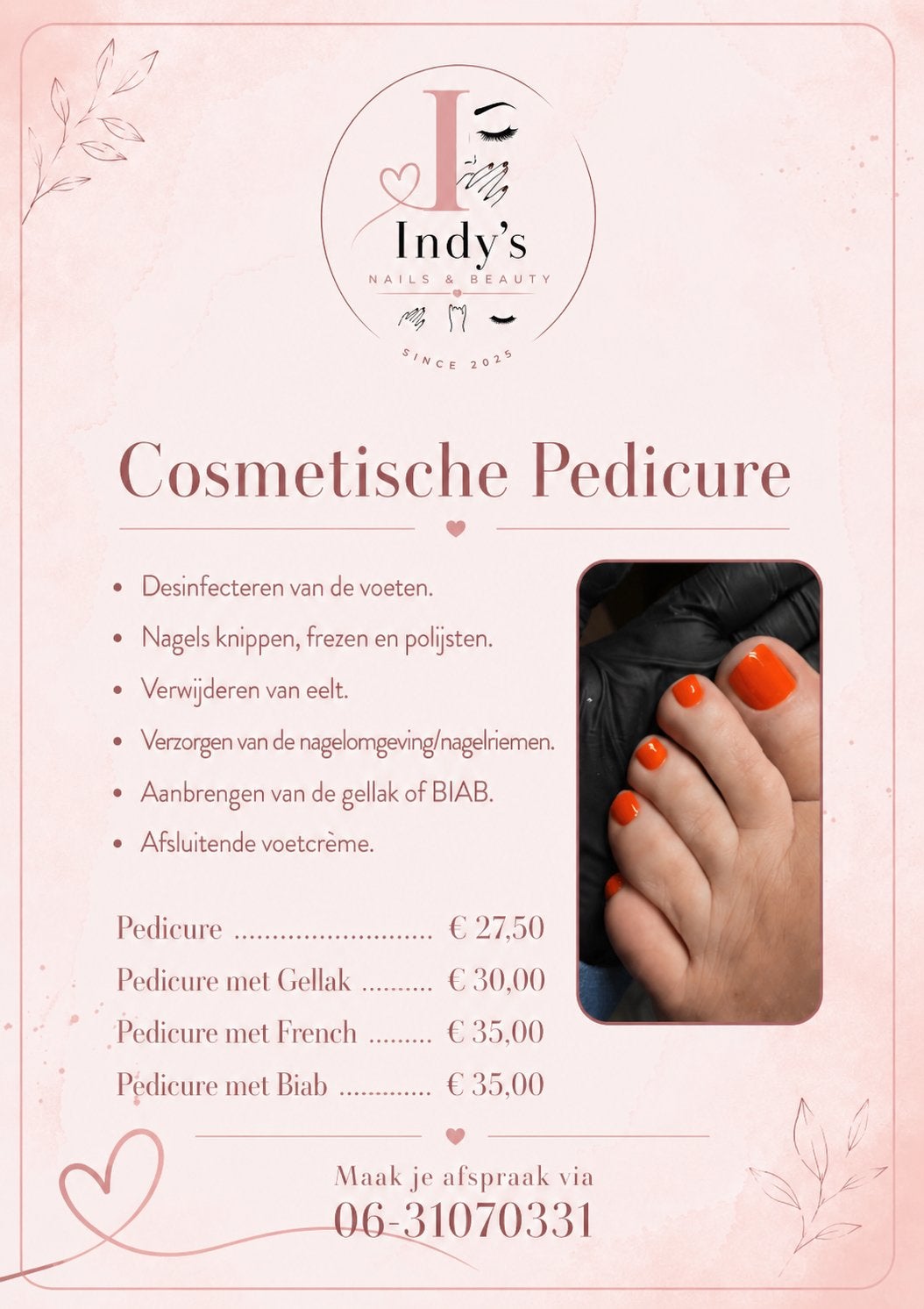 Cosmetische pedicure, Ophalen, Zo goed als nieuw, Wit, Handen en Nagels