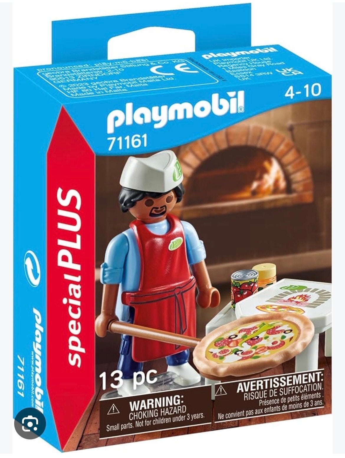 Playmobil Special Plus 71161 Pizzabakker met Oven, Ophalen of Verzenden, Zo goed als nieuw