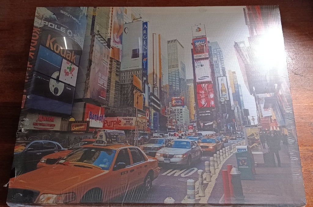 Canvas NewYork City op houten frame, Ophalen of Verzenden, Nieuw, Print