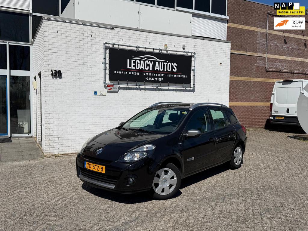 Renault Clio Estate 1.6-16V Night & Day - DISTR VERVANGEN -, Euro 5, 535 kg, Gebruikt, Zwart