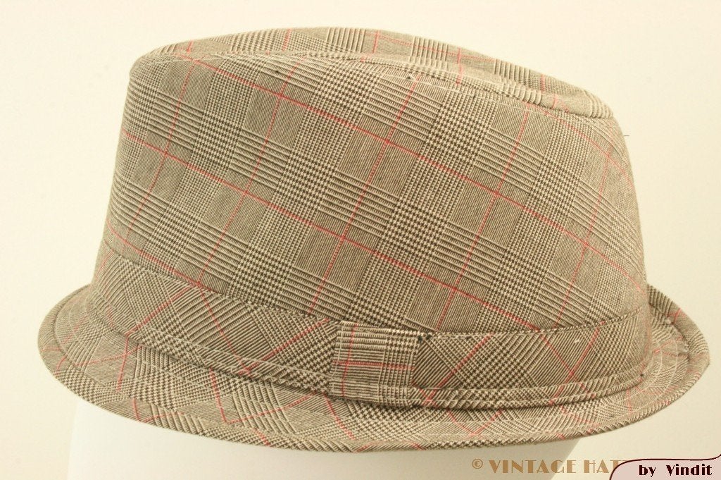 nieuwe hoed Trilby Hawkins bruin grijs maat 58 unisex, Hoed, Nieuw, Ophalen of Verzenden, 58 of 59 cm (L, 7¼ of ⅜ inch)