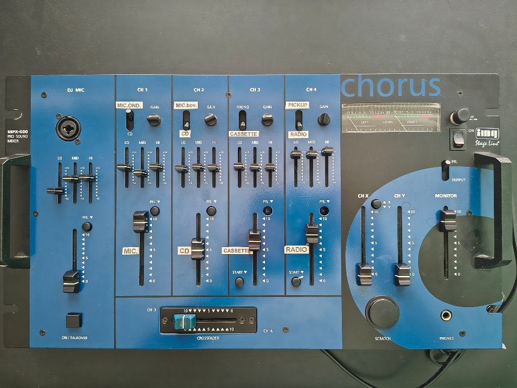 Chorus / IMG Stage Line MPX-600, Ophalen of Verzenden, Zo goed als nieuw, Minder dan 5 kanalen, Microfooningang