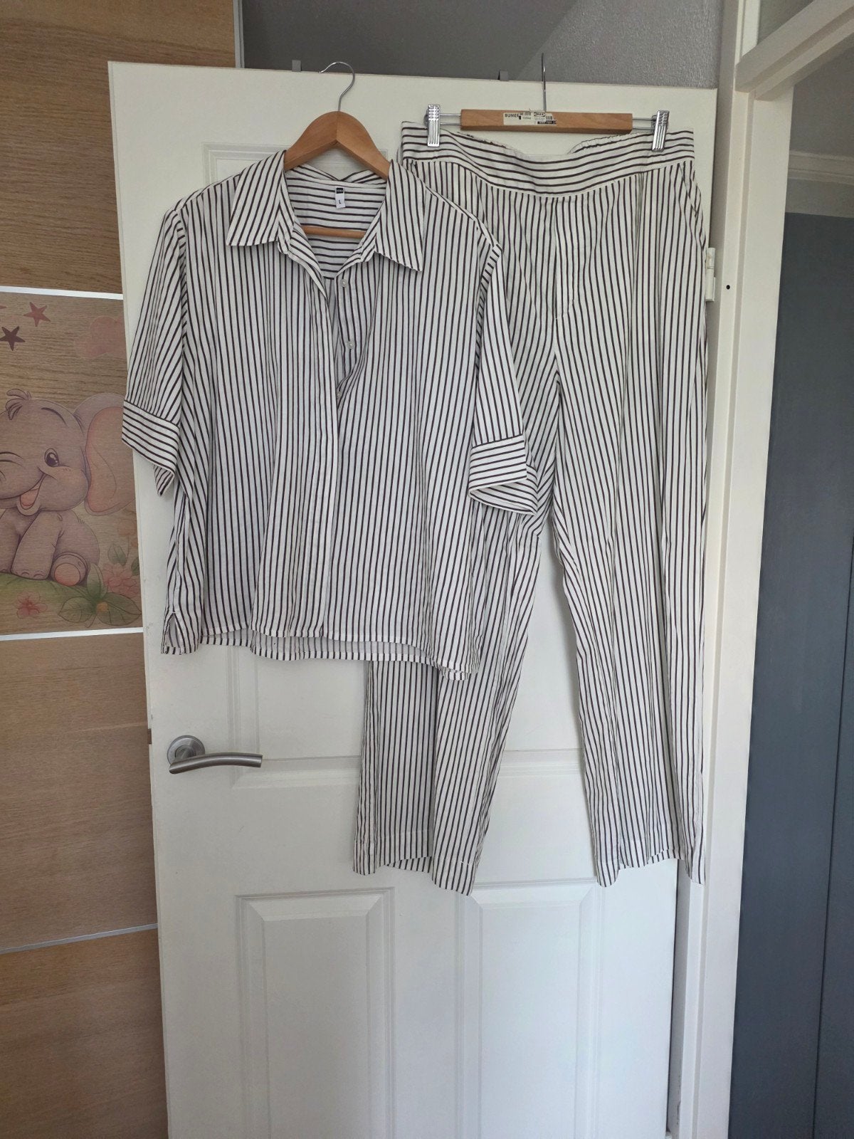 Hema gestreepte damesset maat 42, Meerkleurig, Maat 42/44 (L), Nieuw, Ophalen of Verzenden