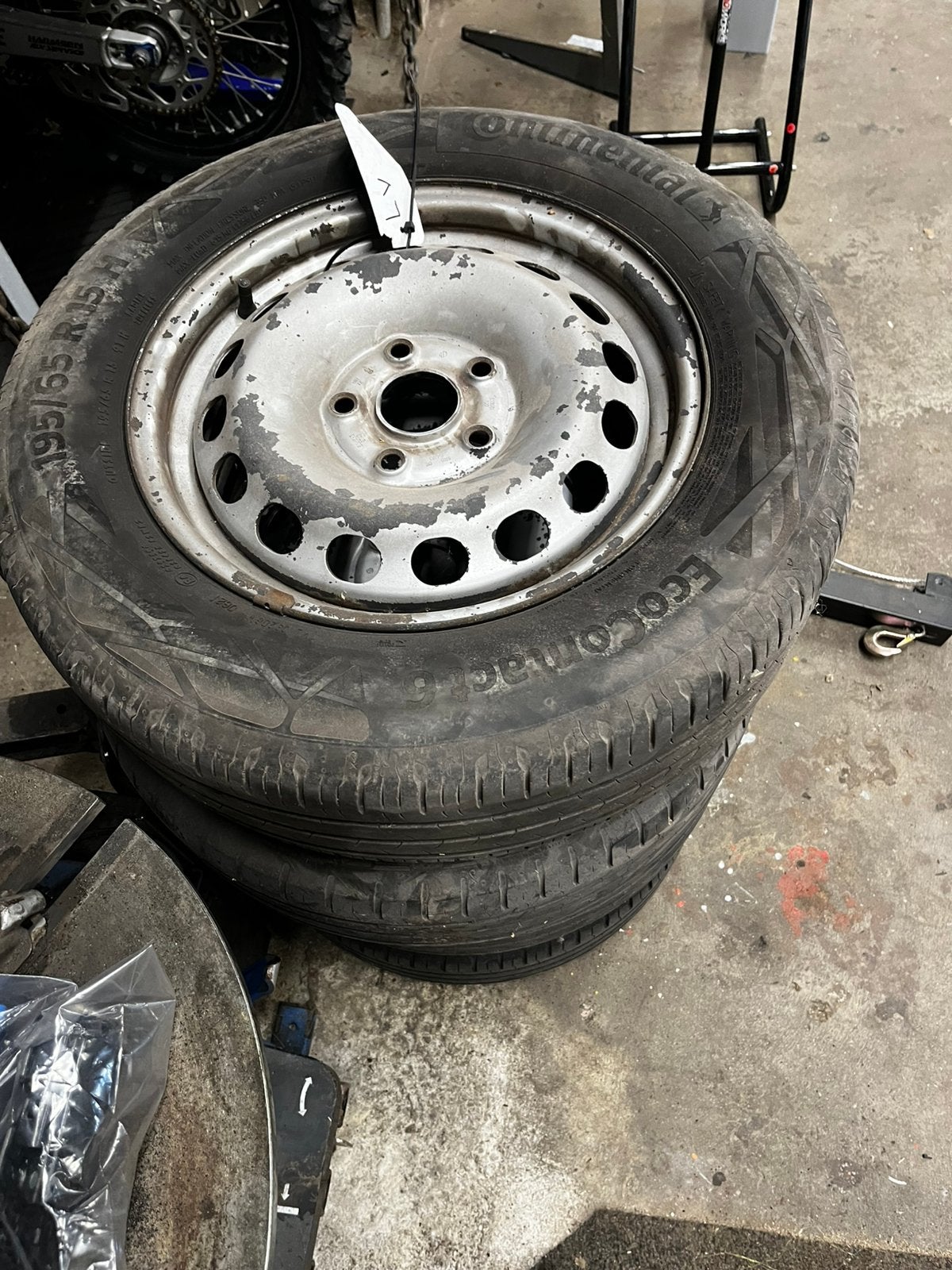 Stalen velgen Caddy 15inch, Auto-onderdelen, Banden en Velgen, Ophalen, 15 inch, Velg(en), 195 mm