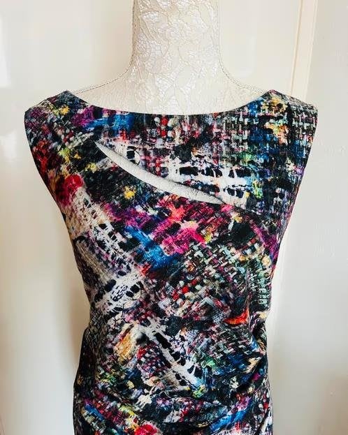 Joseph Ribkoff jurk maat 46 met gouddraadje[v], Kleding | Dames, Overige kleuren, Maat 46/48 (XL) of groter, Ophalen of Verzenden
