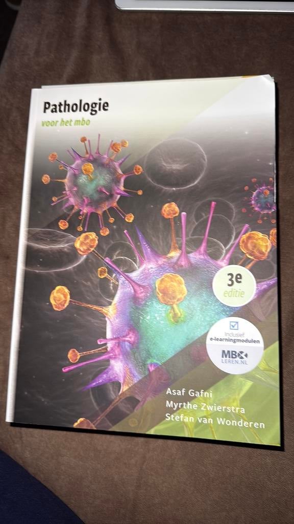 Pathologie boek voor het mbo, Boeken, Ophalen of Verzenden, Zo goed als nieuw, Overige niveaus