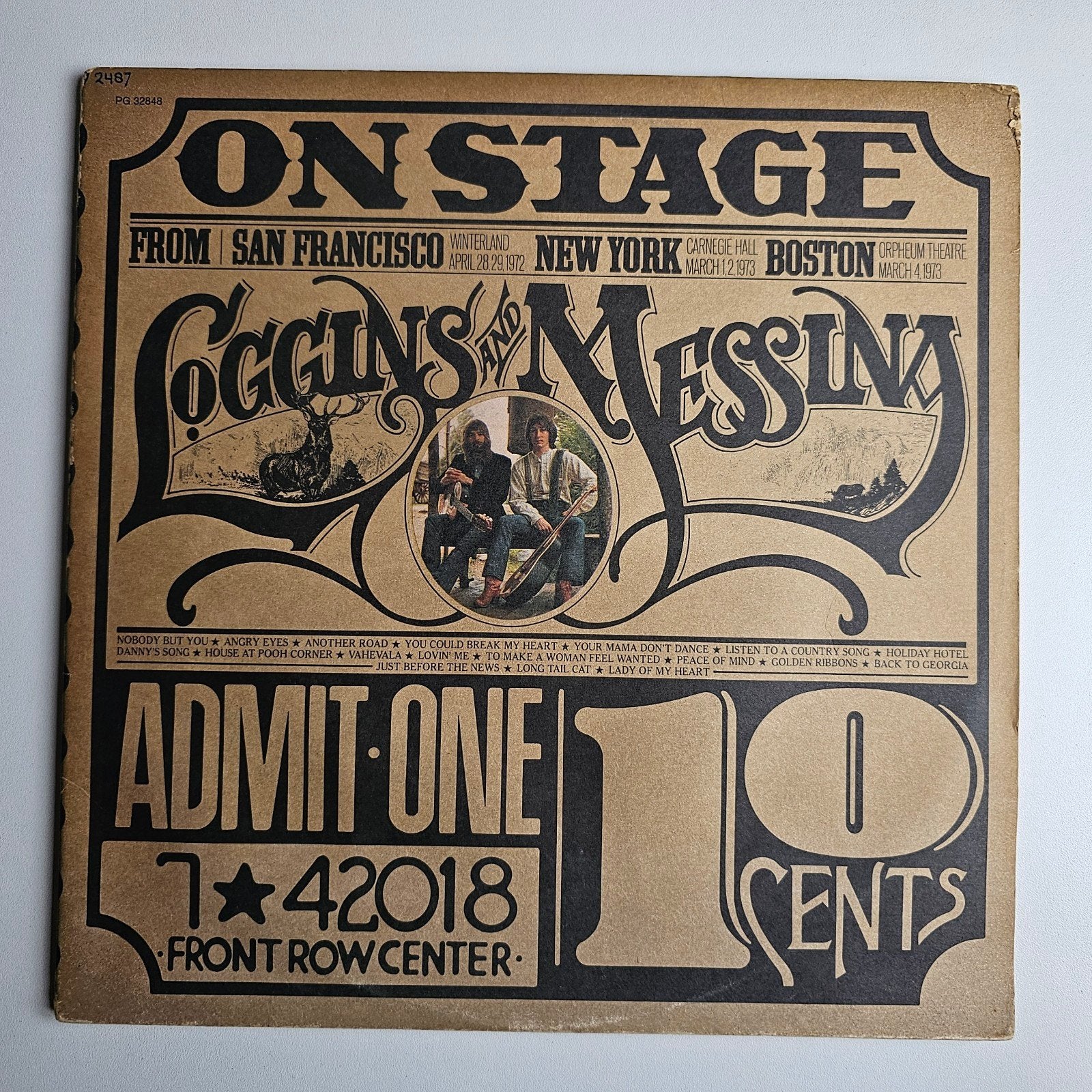 Loggins & Messina - On Stage Dubbel-LP (1972), Gebruikt, Pop, Ophalen of Verzenden, Dubbel-LP