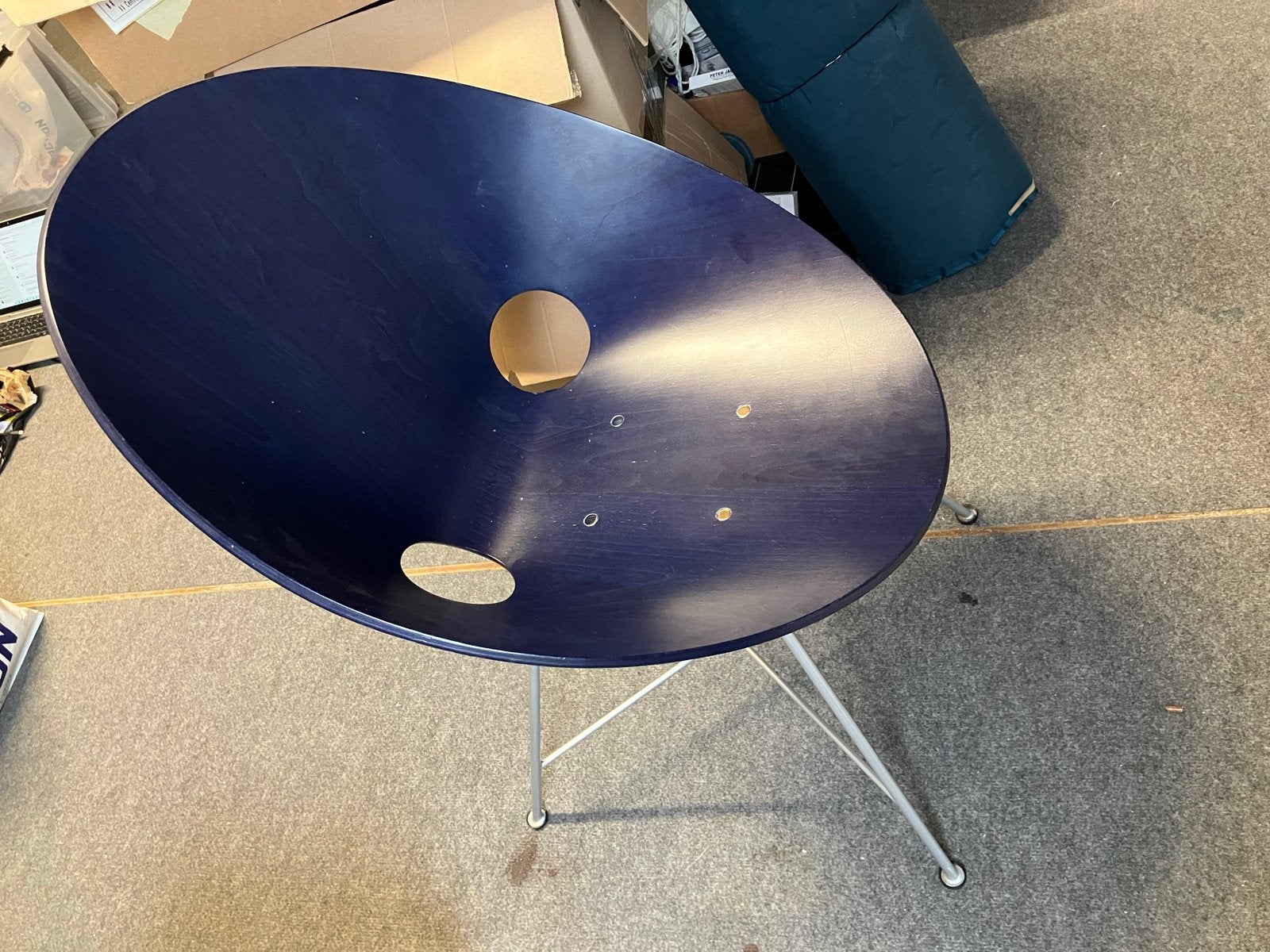 Thonet ST664 Design Stoel - Blauw, Antiek en Kunst, Antiek | Meubels | Stoelen en Banken, Ophalen