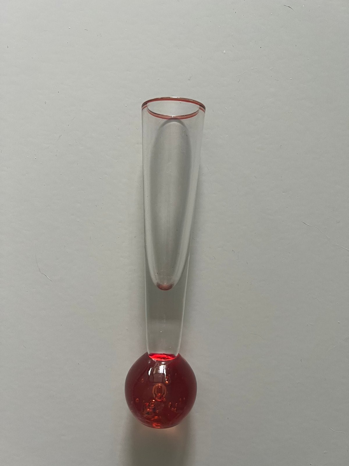 &klevering Amsterdam design vaasje / solifleur met bubbel, Huis en Inrichting, Ophalen of Verzenden, Zo goed als nieuw, Glas