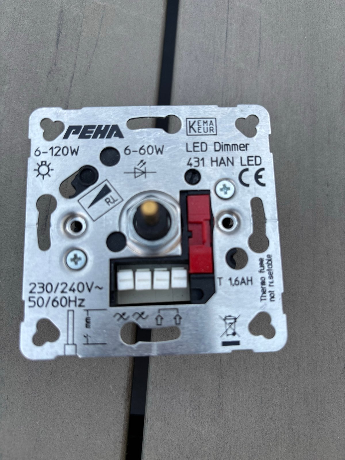 PEHA LED Dimmer 431 HAN LED 6-60W/6-120W, Ophalen of Verzenden, Gebruikt, Overige merken, Dimmer