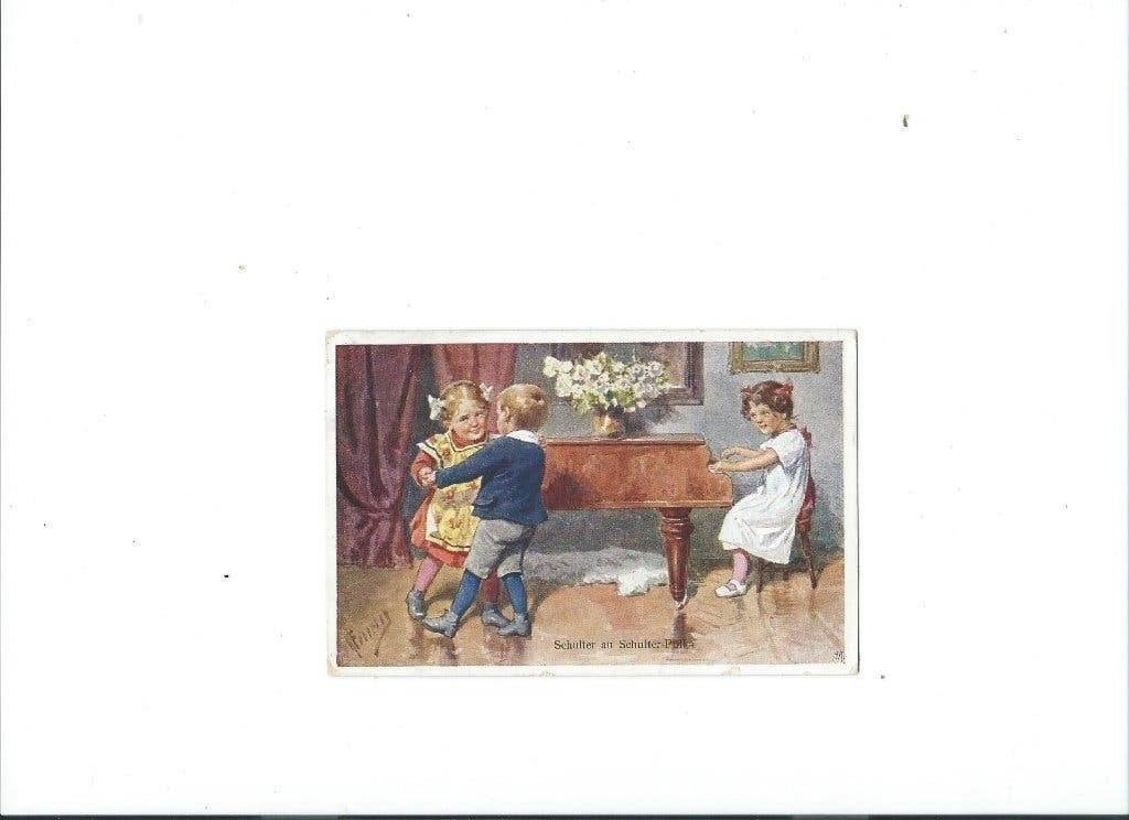 Feiertag  Dansende Kinderen ,, Ophalen of Verzenden, 1920 tot 1940, Zuid-Holland