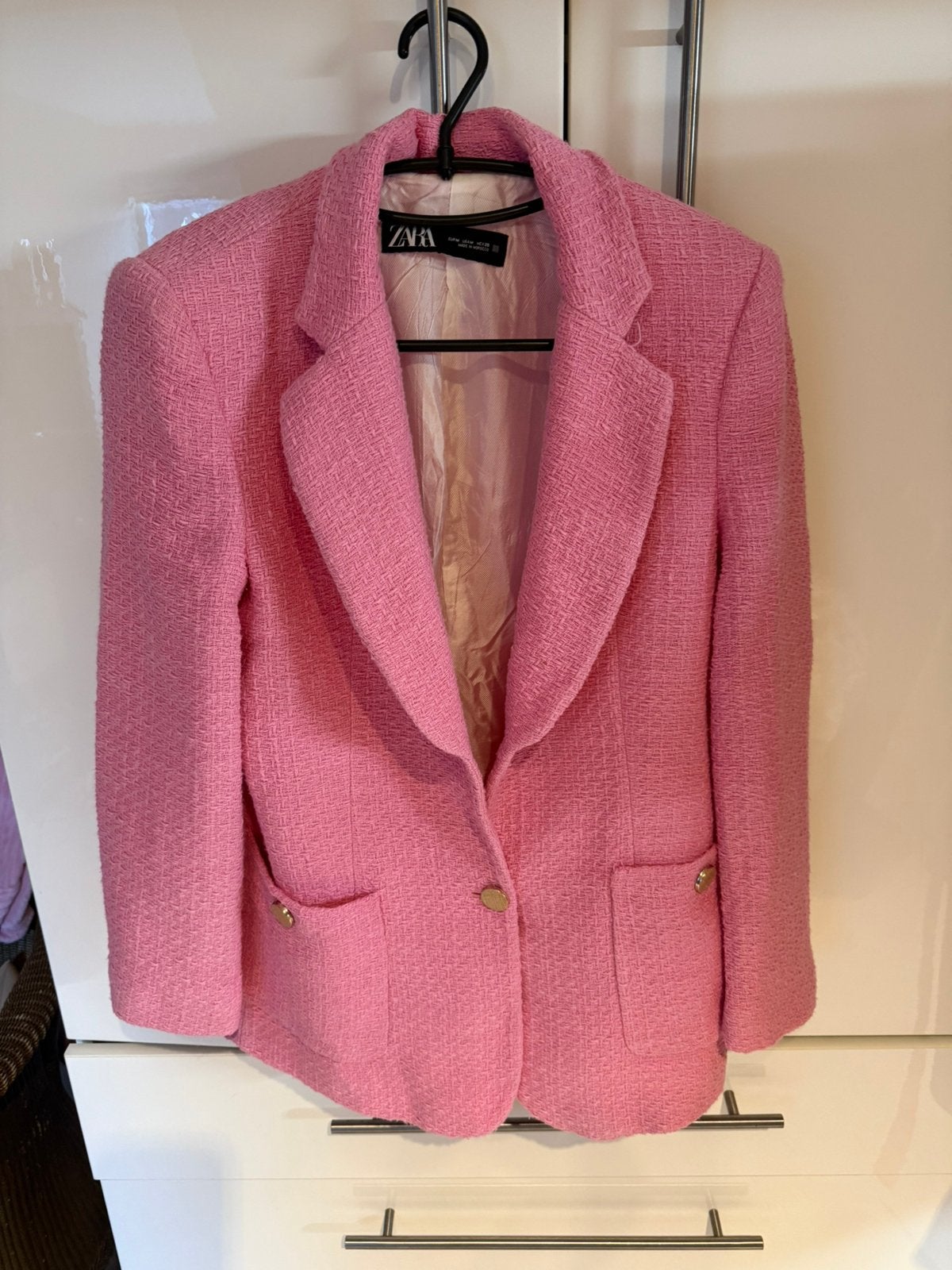 Rose colbert Zara, maat M, Maat 38/40 (M), Ophalen of Verzenden, Jasje, Roze