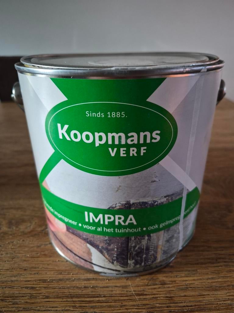 Koopmans Verf Impra Wit - 373 (5-10 liter), Doe-het-zelf en Verbouw, Verf, Beits en Lak, Ophalen, 5 tot 10 liter, Wit, Nieuw