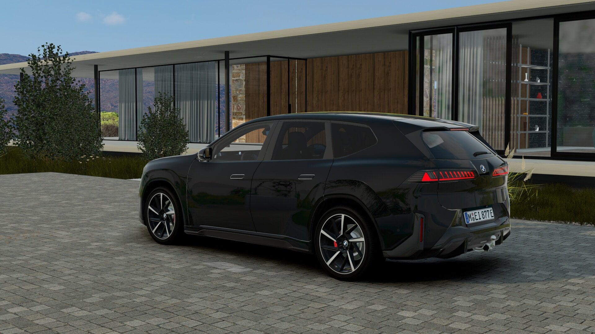 BMW iX3 40 eDrive M Sport / Panoramadak / Trekhaak / M Sport, Automaat, Dealer onderhouden, Achterwielaandrijving, Zwart