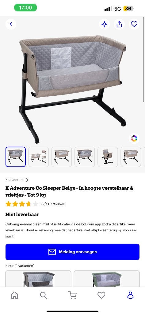 Cosleeper, Kinderen en Baby's, Babywiegjes en Ledikanten, Ophalen, Zo goed als nieuw, Wieg