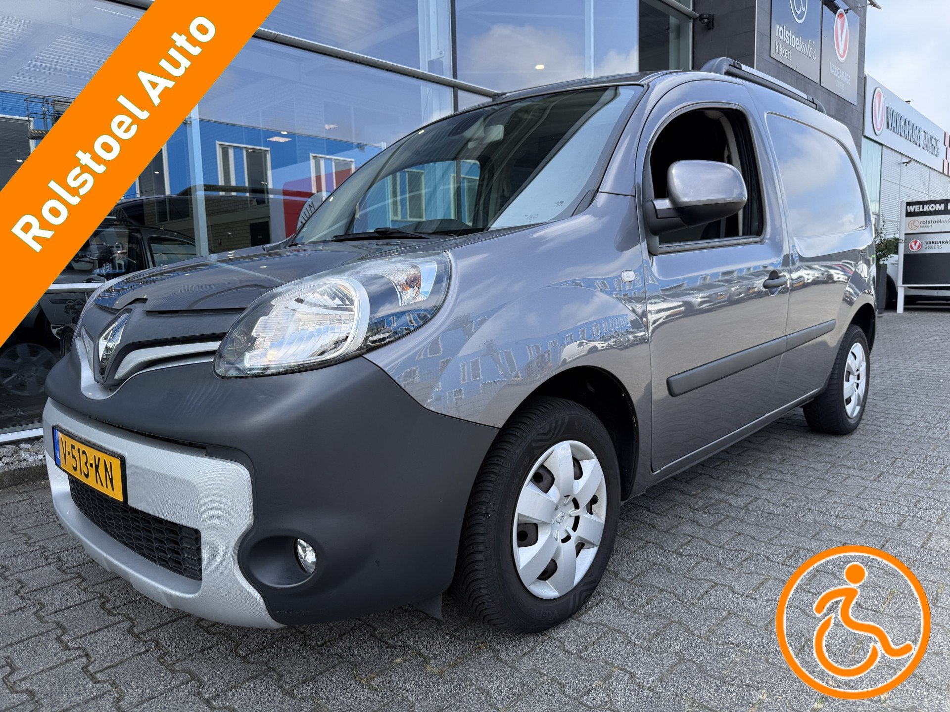 Renault Kangoo Rolstoelauto / Scootmobielauto 1.5 dCi 90 Ene, Stof, 4 cilinders, Renault, Origineel Nederlands