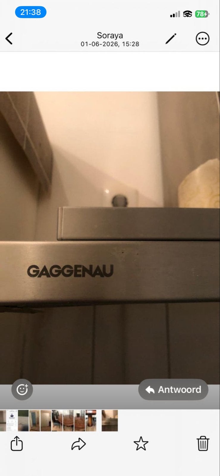 Gratis, Gebruikt, Wandschouwkap, Ophalen of Verzenden, 400 tot 600 m³ per uur