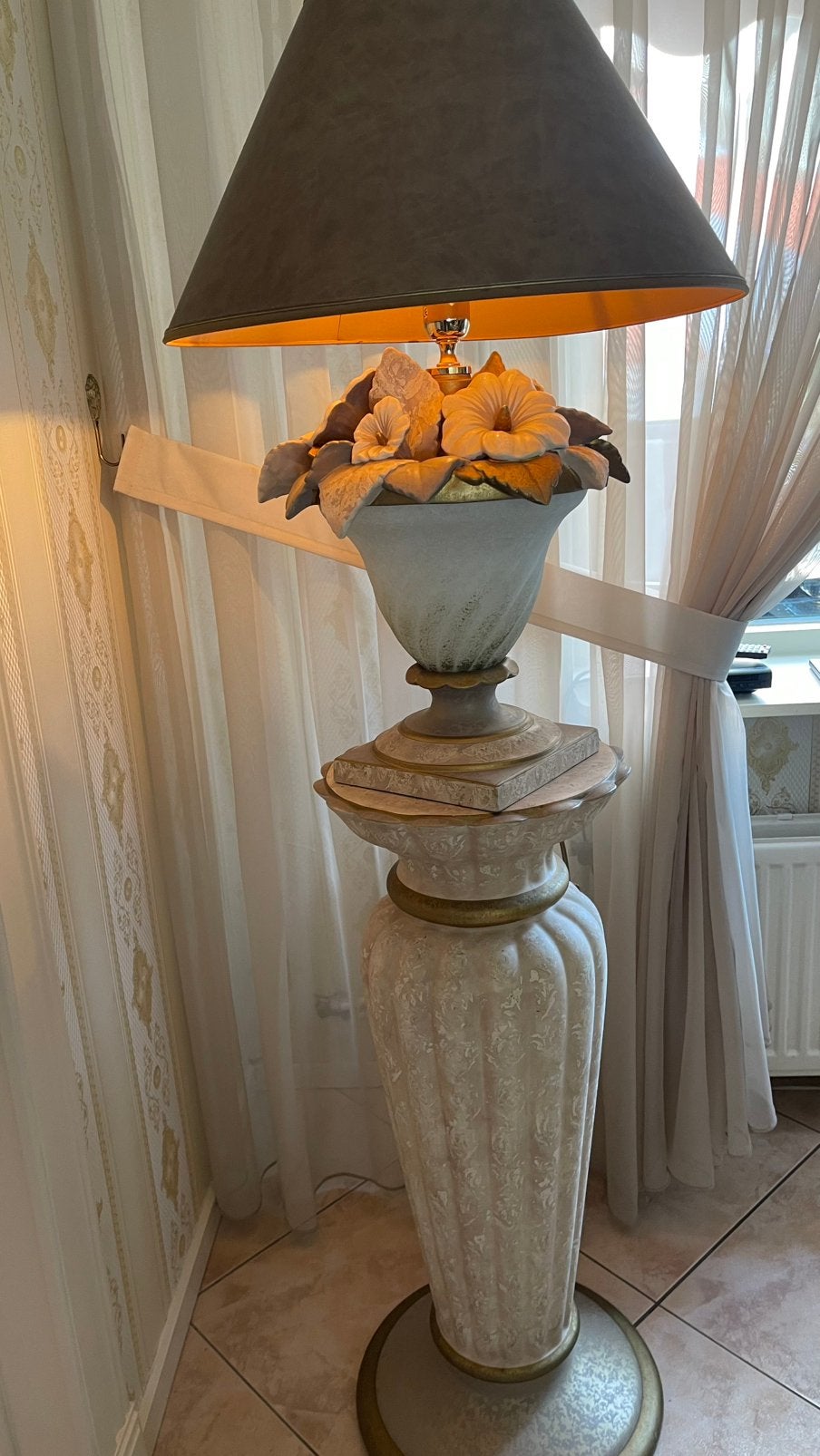 Mooie lampen met zuil, Ophalen, 100 tot 150 cm, Overige fittingen, Zo goed als nieuw