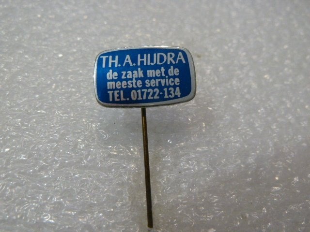 Reclame Speldje TH. A. Hijda - De Zaak met de Meeste Service, Verzamelen, Ophalen of Verzenden, Gebruikt, Overige onderwerpen